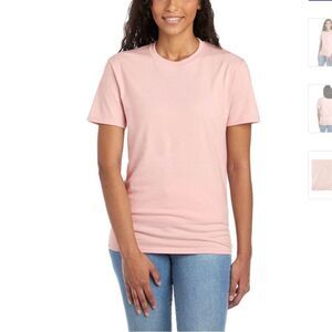 Jerzees Pink T Shirt Women's Small Petite